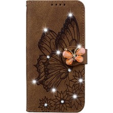 YH Market Samsung Galaxy With 5g Kickstand Koruyucu Deri Cüzdan ile (Yurt Dışından)