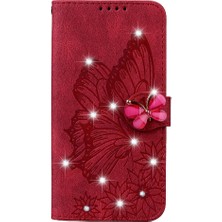 YH Market Samsung Galaxy With 5g Kickstand Koruyucu Deri Cüzdan ile (Yurt Dışından)