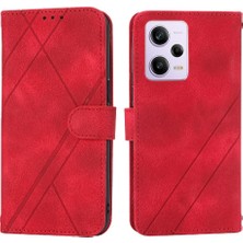 YH Market Xiaomi Redmi Not 12 Için 4g Kredi Kartı Tutucu Kickstand Pu Anti (Yurt Dışından)