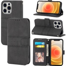 YH Market Iphone 12 /12 Pro Manyetik Kapatma Kickstand Pu Deri Için Flip Case (Yurt Dışından)