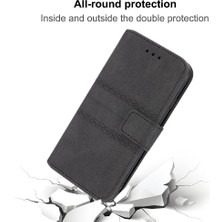 YH Market Iphone 12 /12 Pro Manyetik Kapatma Kickstand Pu Deri Için Flip Case (Yurt Dışından)