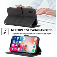 YH Market Iphone Xs Max Kickstand Cüzdan Kılıf Darbeye Koruyucu Için Flip Case (Yurt Dışından)