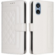 YH Market Sony Xperia 5 V Için Flip Case Basit Iş Darbeye Kapak Kılıfı (Yurt Dışından)