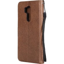 YH Market Kart Yuvası Yüksek Kaliteli Deri Iş ile Lg G7 Thinq Için Flip Case (Yurt Dışından)