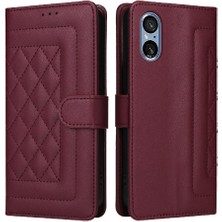 YH Market Sony Xperia 5 V Için Flip Case Basit Iş Darbeye Kapak Kılıfı (Yurt Dışından)