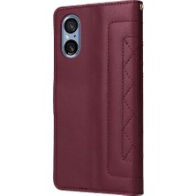 YH Market Sony Xperia 5 V Için Flip Case Basit Iş Darbeye Kapak Kılıfı (Yurt Dışından)