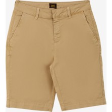Lee Normal Bel Regular Fit Taş Kadın Şort L24161758-CHINO Şort