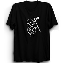 The Fame Heilung, Viking, Rock Metal Müzik Grubu Baskılı, %100 Pamuk Tişört