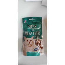 Refleks Meat Bite Ördekli Peynirli Yumuşak Kedi Ödülü 40 gr