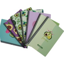 Gıpta A4 Avocado 80 Yaprak Çizgili Spiralli Karton Kapak Defter You Are My Other Half 5819