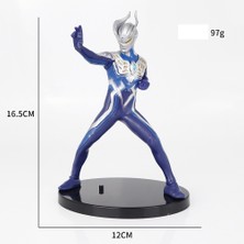 Junjue Ultraman Figürü Süsleri Ultraman Zero Anime Figürü Ultraman Tiga Masaüstü Süsleri (Yurt Dışından)