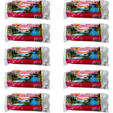 Yener Mini Küçük Boy Çöp Torbası Poşeti - 2 Kat - Beyaz - 10 Litre - 40X50 Cm. - 40 Adetlik 10 Rulo