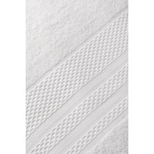 Bluenity Softy -  Pamuklu Ekstra Yumuşak Vücut Havlusu 70X140 cm Beyaz
