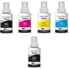 Inktex Epson T664 Uyumlu Mürekkep Takımı +1 Siyah Hediyeli