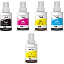 Inktex Epson T664 Uyumlu Mürekkep Takımı +1 Sarı Hediyeli