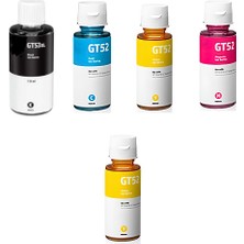 Inktex Hp GT53XL Uyumlu Mürekkep Takımı +1 Sarı Hediyeli