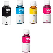 Inktex Hp GT51XL Uyumlu Mürekkep Takımı +1 Kırmızı Hediyeli