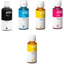 Inktex Hp GT51XL Uyumlu Mürekkep Takımı +1 Sarı Hediyeli
