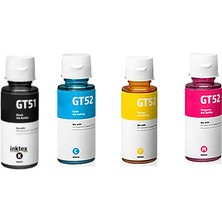 Inktex Hp GT51 Uyumlu Mürekkep Takımı
