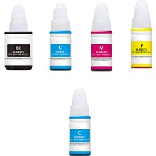 Inktex Canon GI-490 Uyumlu Mürekkep Takımı +1 Mavi Hediyeli