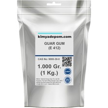 Kimya Depom Guar Gum E-412 (Guar Sakızı) 1 Kg.