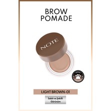 Note Brow Pomade Kalıcı Kaş Pomadı 01 Light Brown