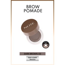 Note Brow Pomade Kalıcı Kaş Pomadı 03 Dark Brown