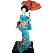 Acelit 12 "Japon Geyşa Japon Geyşa Raf Ev Üstü Açık Mavi Için (Yurt Dışından)