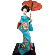 Acelit 12 "Japon Geyşa Japon Geyşa Raf Ev Üstü Açık Mavi Için (Yurt Dışından)