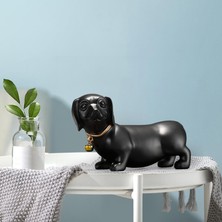 Acelit Heykel Dachshund Süslemesi Dolaplar Için Raf Giriş Odası (Yurt Dışından)