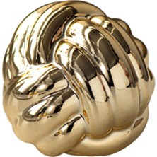 Acelit Düğüm Heykeli Yapıt Estetik Heykel Süsleme Seramik Heykelcik 6.5  cm   x  5.8  cm  (Yurt Dışından)