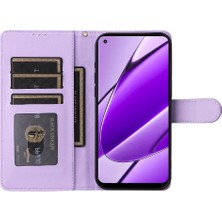 Realme 11 4g Deri Kılıf Için Flip Case Darbeye Basit Iş Cüzdan (Yurt Dışından)