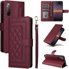 Sony Xperia 10 Ii Için Flip Case Darbeye Cüzdan Kapak Çevirin Deri Kılıf (Yurt Dışından)