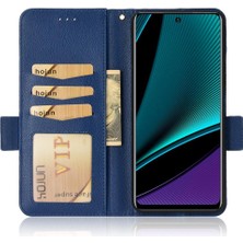 Infinix Not 11 Pro Manyetik Yan Toka Kart Yuvaları Tutucu Cüzdan Için Kılıf (Yurt Dışından)