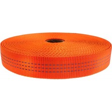Hk Örme Kolon Bağlama Kayışı 1.5" Turuncu 100 mt
