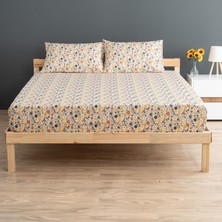 Soley | Liberty | %100 Pamuklu Çift Kişilik 160 x 200 Lastikli Çarşaf Seti