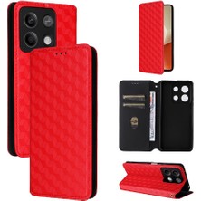 BDT Market Xiaomi Poco X6 Manyetik Kapatma Kart Yuvaları Tutucu Pu Deri Kılıf (Yurt Dışından)