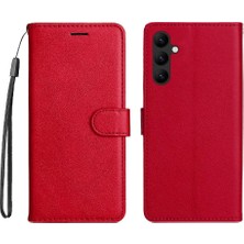 BDT Market Samsung Galaxy A34 5g Için Flip Case Kart Yuvası ile Yüksek Kaliteli Deri (Yurt Dışından)