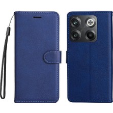 BDT Market Oneplus Ace Pro 5g Için Flip Case Yüksek Kalite Deri Klasik Düz Renk (Yurt Dışından)