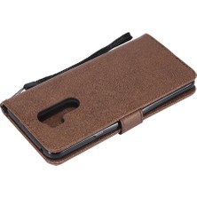 BDT Market Kart Yuvası Yüksek Kaliteli Deri Iş ile Lg G7 Thinq Için Flip Case (Yurt Dışından)