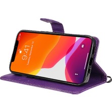 BDT Market Iphone 13 Için Flip Case Klasik Katı Renk Kart Yuvası ile Yüksek Kalite (Yurt Dışından)