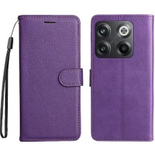 BDT Market Oneplus Ace Pro 5g Için Flip Case Yüksek Kalite Deri Klasik Düz Renk (Yurt Dışından)