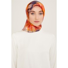 Armine Soyut Desenli Twill İpek Eşarp 24Ya9136 36 36