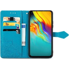 BDT Market Infinix Sıcak 9 Flip Kapak Için Kılıf Zarif Desen Darbeye Deri (Yurt Dışından)