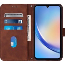 BDT Market Samsung Galaxy A35 5g Pu Deri Cüzdan Kapak Kredi Kartı Tutucu (Yurt Dışından)