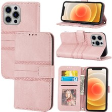 BDT Market Iphone 13 Için Flip Case Pro Max Darbeye Koruyucu Kickstand Cüzdan Pu (Yurt Dışından)