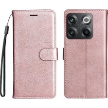 BDT Market Oneplus Ace Pro 5g Için Flip Case Yüksek Kalite Deri Klasik Düz Renk (Yurt Dışından)