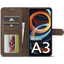 BDT Market Xiaomi Redmi A3 Kart Yuvaları Cüzdan Tutucu ile Buzağı Doku Flip (Yurt Dışından)