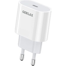 Gerlax Apple iPhone 20 Watt 3 Amper Pd Type-C Çıkışlı Hızlı Şarj Başlığı