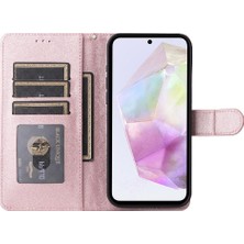 Samsung Galaxy A35 Flip Kapak Için Flip Case Darbeye Basit Iş (Yurt Dışından)